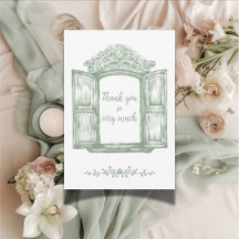 Vintage Elegant Green Rustic 