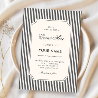 Vintage elegant  invitation