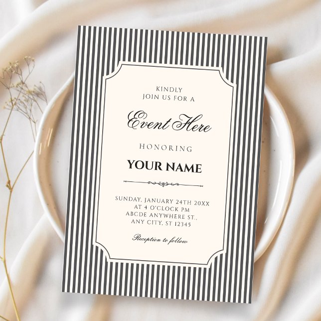 Vintage elegant  invitation (Creator Uploaded)