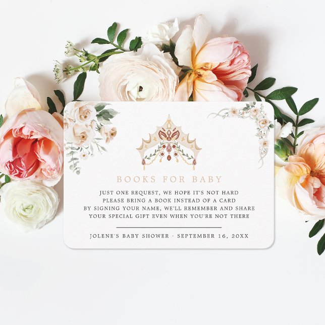 Vintage Elegant | Little Princess Book Request Enclosure Card (Creator Uploaded)