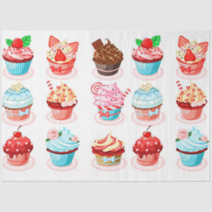 Vintage Elegant Modern Cake Tissue Paper