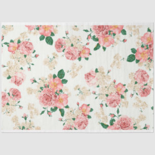 Vintage Elegant Modern Floral Tissue Paper