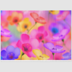 Vintage Elegant Modern Floral Tissue Paper