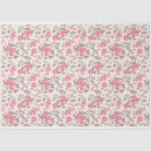 Vintage Elegant Modern Floral Tissue Paper
