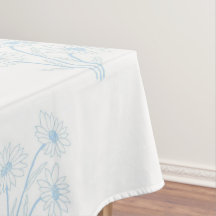 Vintage Elegant Pastel Blue Floral Pattern Spring