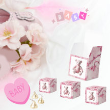 Vintage Elegant Pink Toile Teddy Bear Celebration
