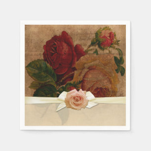 Vintage Elegant Roses Napkins