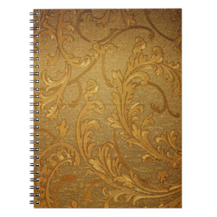 Vintage,elegant,rustic golden, victorian,velvet notebook