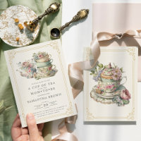 Vintage Elegant Tea Party Baby Shower