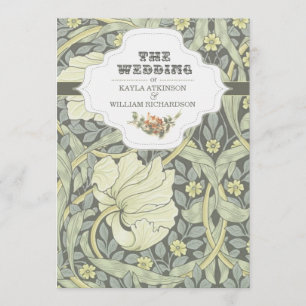 vintage élégante typographie mariage invitations