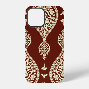 Vintage elements on a dark background iPhone 12 case