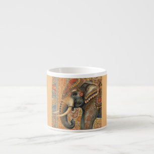 Vintage Elephant, Antique Elephant, Elephant art Espresso Cup