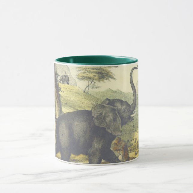 Vintage Elephant Mug (Center)