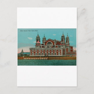 Vintage Ellis Island, New York City Postcard