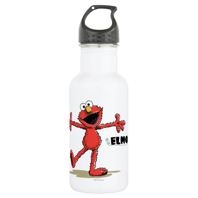 Vintage Elmo 532 Ml Water Bottle (Front)