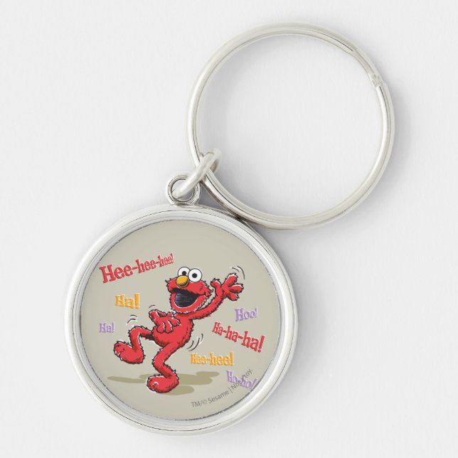 Vintage Elmo Hee-hee! Keychain (Front)