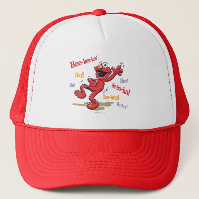 Vintage Elmo Hee-hee! Trucker Hat (Front)
