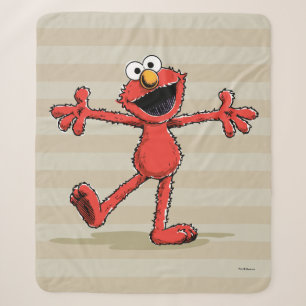 Vintage Elmo Sherpa Blanket