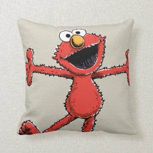 Vintage Elmo Throw Pillow