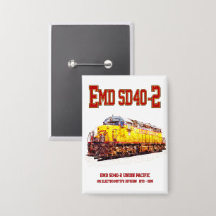 Vintage EMD SD40-2 Diesel Locomotive