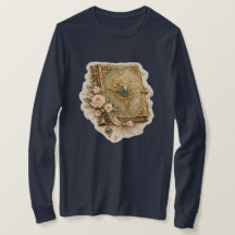 Vintage Emerald Storybook Long Sleeve T-Shirt