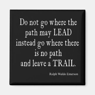 Vintage Emerson Inspirational Leadership Quote Magnet