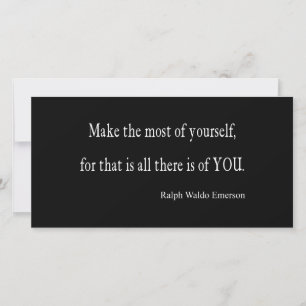 Vintage Emerson Inspirational Quote - Customizable