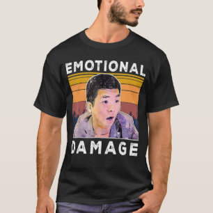 Vintage Emotional Damage The Asian Guy Meme Humour T-Shirt