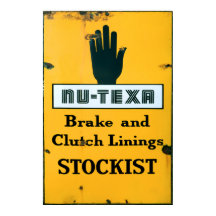 Vintage Enamel Sign.