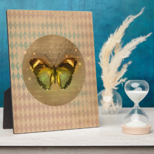 Vintage Enchanted Butterfly  Plaque
