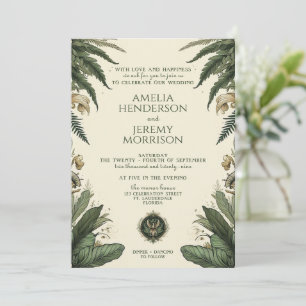 Vintage Enchanted Forest Invitation