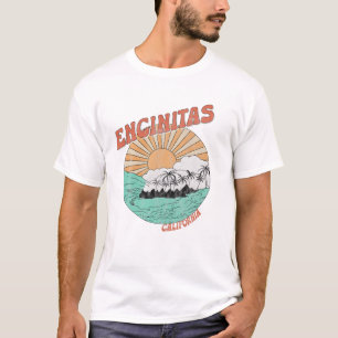 Vintage Encinitas California Palm Trees CA Retro T-Shirt