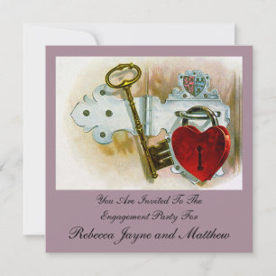 Vintage Engagement Celebration Invitation