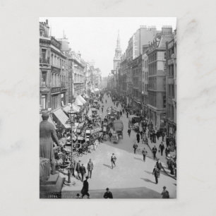 Vintage England, Cheapside, City of London Postcard
