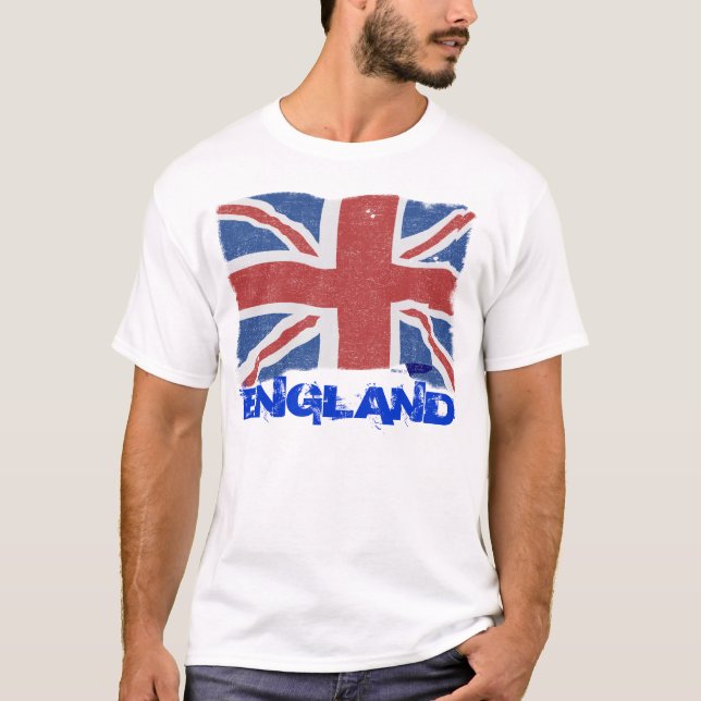 Vintage England Flag T-Shirt (Front)