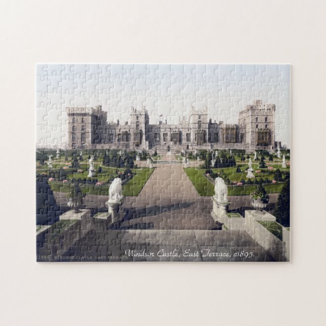 Vintage England jigsaw, Windsor Castle Jigsaw Puzzle (Horizontal)