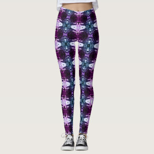 Vintage England London double decker bus Leggings