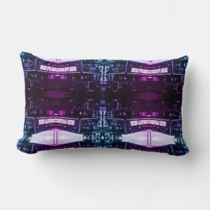 Vintage England London double decker bus Mouse Pad Lumbar Pillow