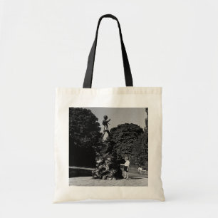 Vintage England London Peter Pan statue Kensington Tote Bag