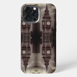 Vintage England London post office tower Big ben iPhone 13 Pro Max Case