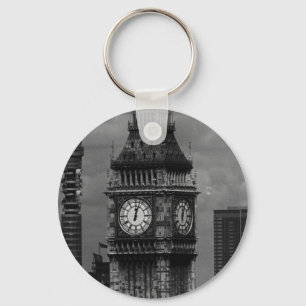 Vintage England London post office tower Big ben Keychain
