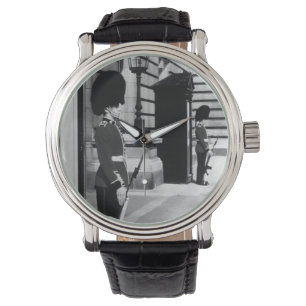 Vintage England London sentry at Buckingham Watch