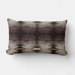 Vintage England London The River Thames Lumbar Pillow