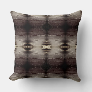 Vintage England London The River Thames Throw Pillow