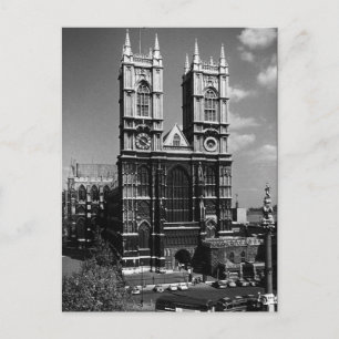 Vintage England London Westminster Abbey Postcard