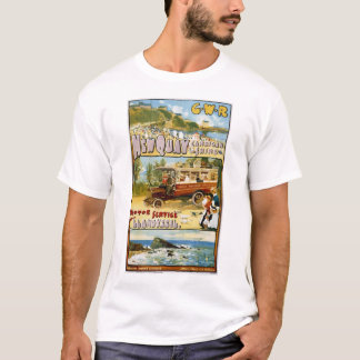 Vintage England Newquay seaside Advert T-Shirt