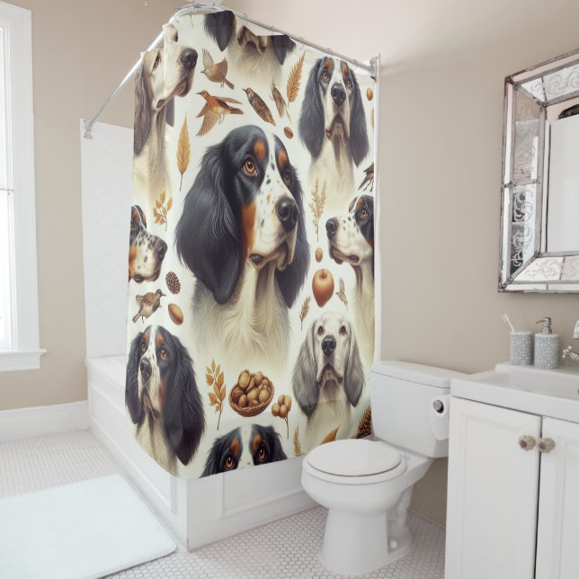 Vintage English Setter Seamless (In Situ)