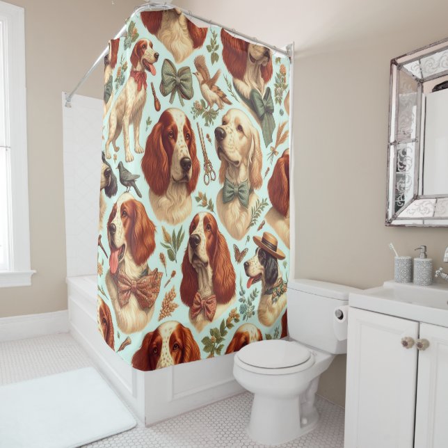 Vintage English Setter  Seamless (In Situ)