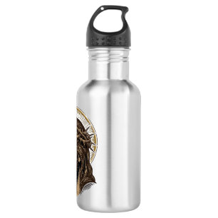 Vintage Engraved Crown of Thorns Portrait Shirt_1 532 Ml Water Bottle