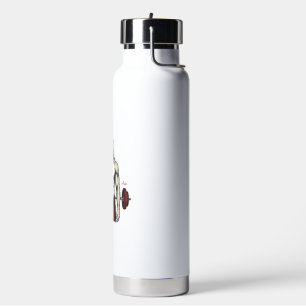 Vintage Engraved Faith Strength Graphic Design_1 Water Bottle